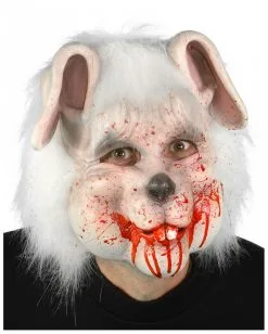 Tiermaske Blutiger Zombie Hase
