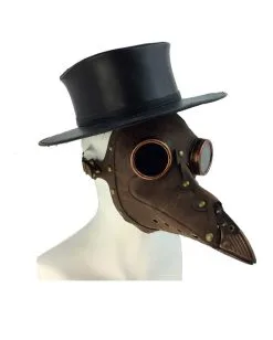 Braune Vintage Pest Doktor Maske