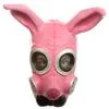 Pinke Fetisch Bunny Gas Maske
