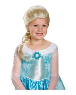 Blonde Frozen Elsa Kinderperücke