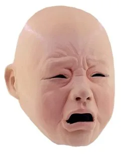 Weinende Baby Maske -Deutschland Halloween Masken Verkäufe 2023 heulende baby maske weinende baby maske crying baby mask faschings maske 53064 04