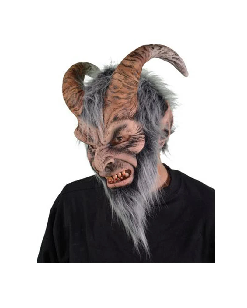Latex-Maske Krampus 1 Latex-Maske Krampus