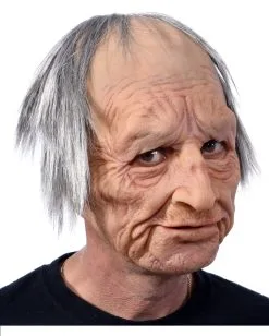 Opa Maske Mit Haaren
