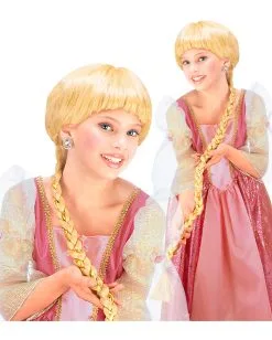 Blonde Rapunzel Kinderperücke