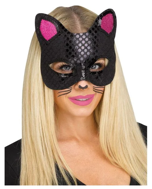 Katzenmaske Mit Tattoos -Deutschland Halloween Masken Verkäufe 2023 schwarze katzenmaske mit tattoos halloween und faschings masken kostuemzubehoer cat mask with tattoos 52849