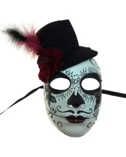 Day Of The Dead Maske Mit Mini Zylinder 5 Day Of The Dead Maske Mit Mini Zylinder -Deutschland Halloween Masken Verkäufe 2023 sugar skull maske mit mini zylinder day of the dead maske mit mini zylinder 50518 01