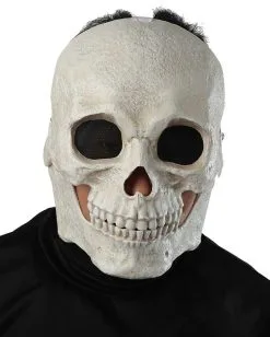 Totenschädel Maske Mit Beweglichem Kiefer